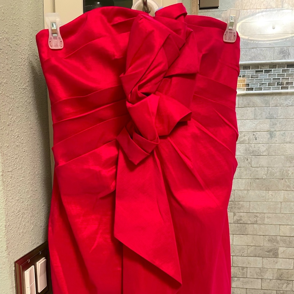 Phoebe Couture Hot Pink formal cocktail dress